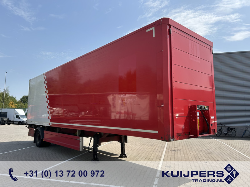 Groenewegen Jumbo / City / Box / Laadklep 2500 kg / APK TUV 11-25 - Semi-reboque furgão: foto 1 Groenewegen Jumbo / City / Box / Laadklep 2500 kg / APK TUV 11-25 - Semi-reboque furgão: foto 1