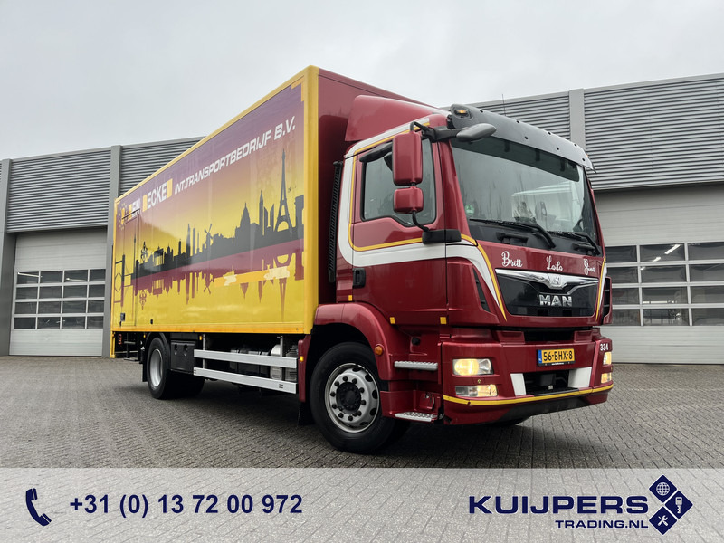 MAN TGM 18.250 Euro 6 / 18 Ton / 639 dkm / Box / Loadlift / APK TUV 12-25 - Camião furgão: foto 1 MAN TGM 18.250 Euro 6 / 18 Ton / 639 dkm / Box / Loadlift / APK TUV 12-25 - Camião furgão: foto 1