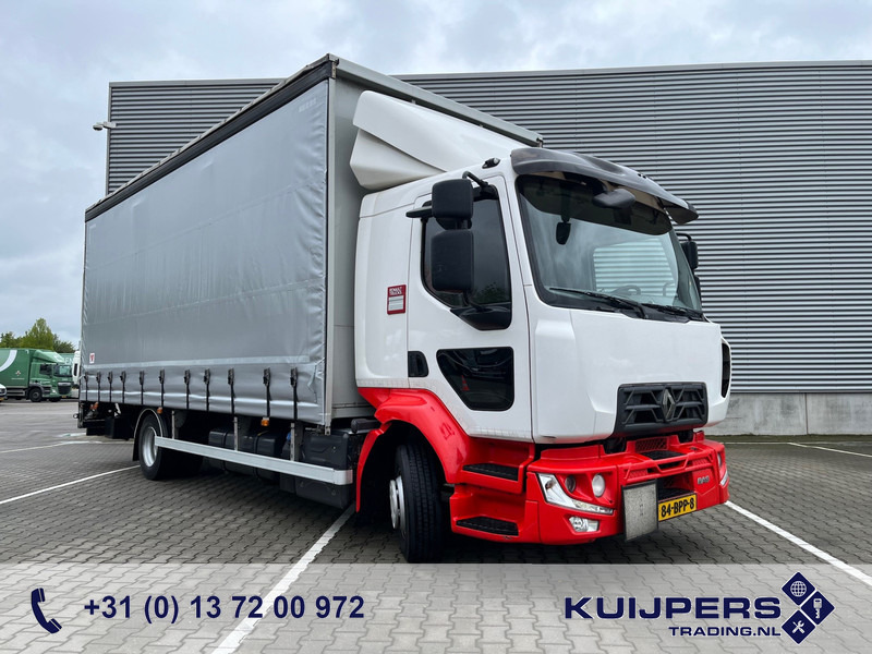Renault D 210 Euro 6 / 12 Ton / 282 dkm / Schuifzeil / Laadklep / APK TUV 07-25 - Camião de lona: foto 1 Renault D 210 Euro 6 / 12 Ton / 282 dkm / Schuifzeil / Laadklep / APK TUV 07-25 - Camião de lona: foto 1