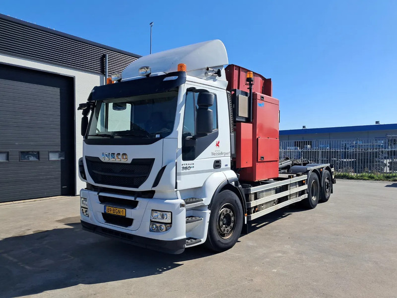 Iveco Stralis 360 E6 met Translift PLUS DUO TFS containersysteem - Caminhão de lixo: foto 1 Iveco Stralis 360 E6 met Translift PLUS DUO TFS containersysteem - Caminhão de lixo: foto 1