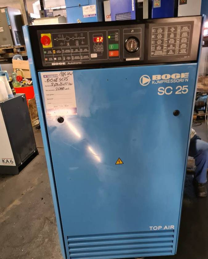 Sprężarka tłokowa BOGE SC 25, 18,5 kw - Compressor de ar: foto 2 Sprężarka tłokowa BOGE SC 25, 18,5 kw - Compressor de ar: foto 2