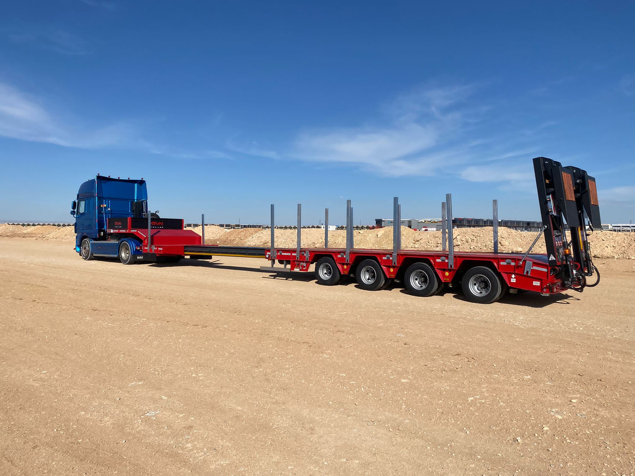 GVN Trailer 4 AXLE EXTENDABLE LOWBED - Semi-reboque baixa: foto 3 GVN Trailer 4 AXLE EXTENDABLE LOWBED - Semi-reboque baixa: foto 3