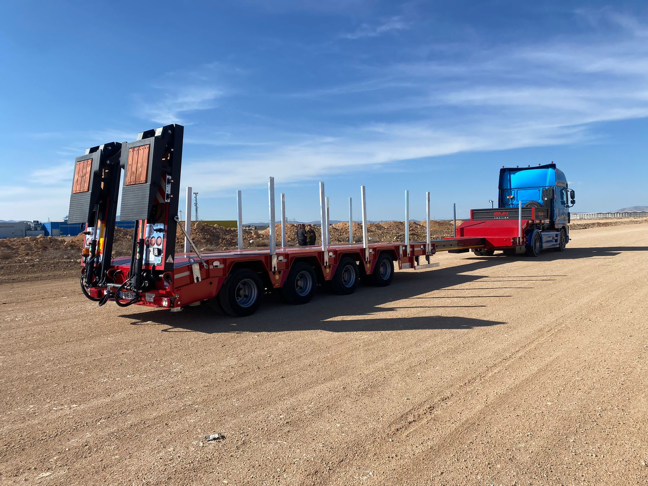 Semi-reboque baixa novo GVN Trailer 4 AXLE EXTENDABLE LOWBED: foto 10