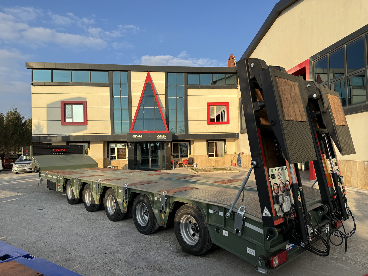 Semi-reboque baixa novo GVN Trailer 5 AXLE LOWBED: foto 9