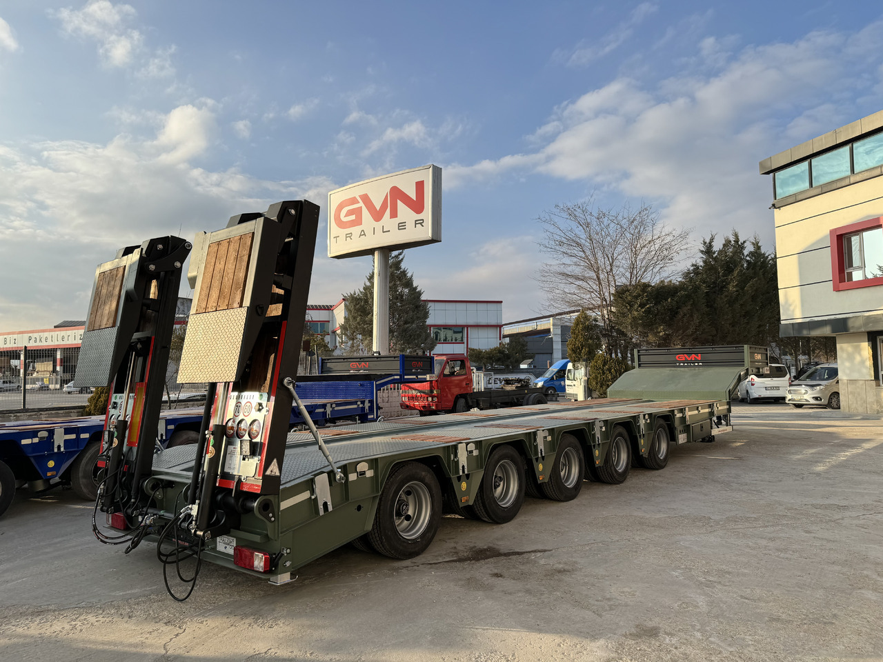Semi-reboque baixa novo GVN Trailer 5 AXLE LOWBED: foto 10