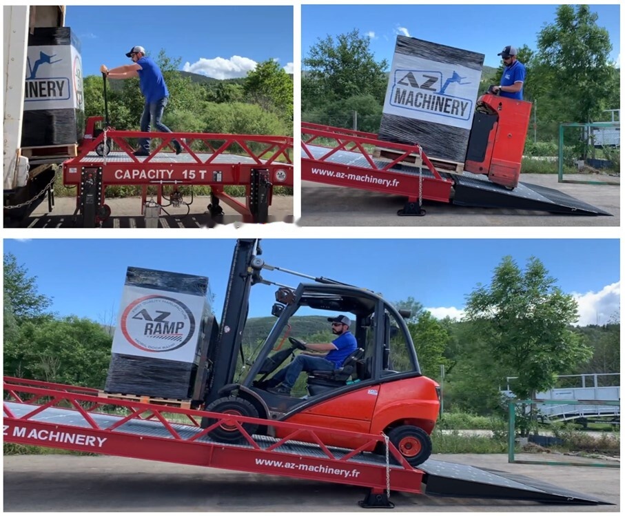 AZ RAMP STAR-10-XL mobile loading ramp - Rampa de carregamento: foto 1 AZ RAMP STAR-10-XL mobile loading ramp - Rampa de carregamento: foto 1