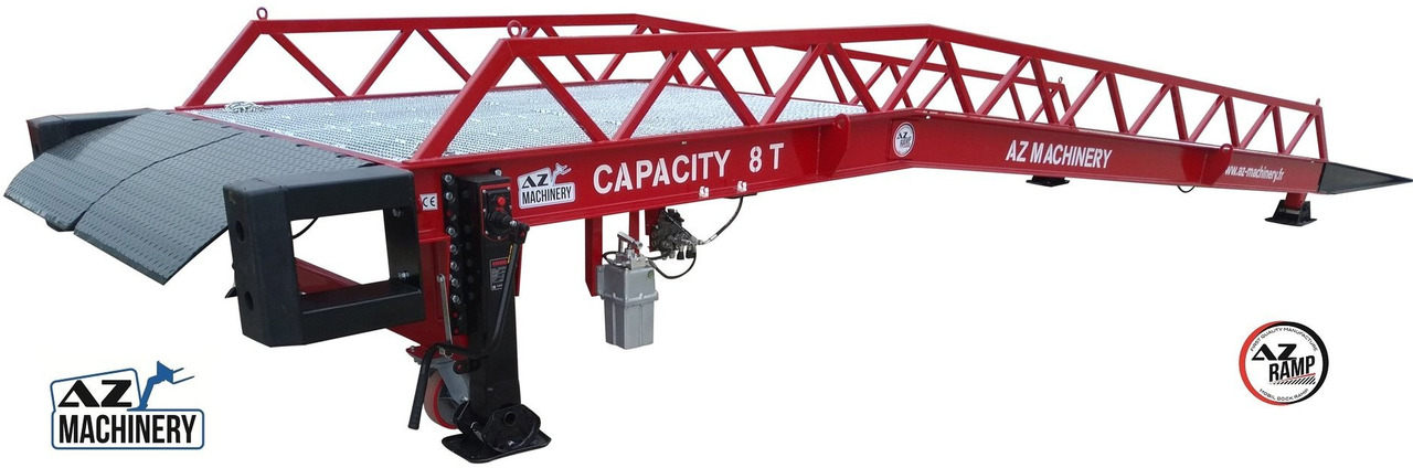 Rampa de carregamento novo Loading Ramp with with hydraulic tilting bridge -  AZ RAMP - STAR- 10T-ZR. 10 ton: foto 1