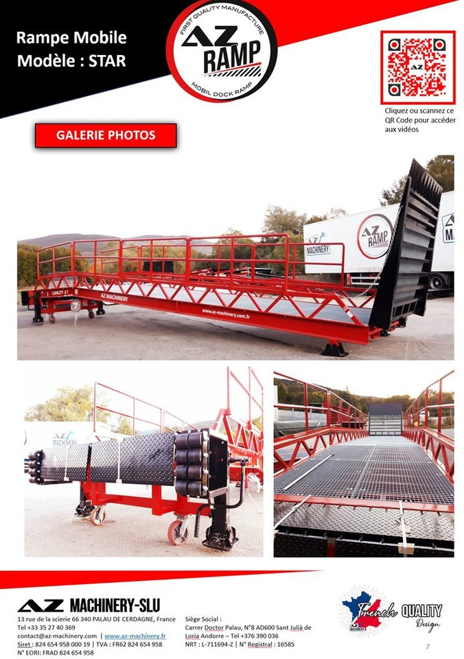**RENTAL 12-24-36 Month** Loading Ramp AZ RAMP - STAR- 8T - Rampa de carregamento: foto 5 **RENTAL 12-24-36 Month** Loading Ramp AZ RAMP - STAR- 8T - Rampa de carregamento: foto 5