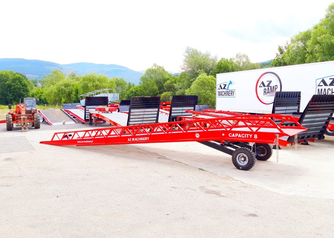 Rampa de carregamento novo **RENTAL** AZ RAMP-EASY XL-8 . Mobil Loading Ramp  WIDE With Level Off, 8 t Capacity: foto 10