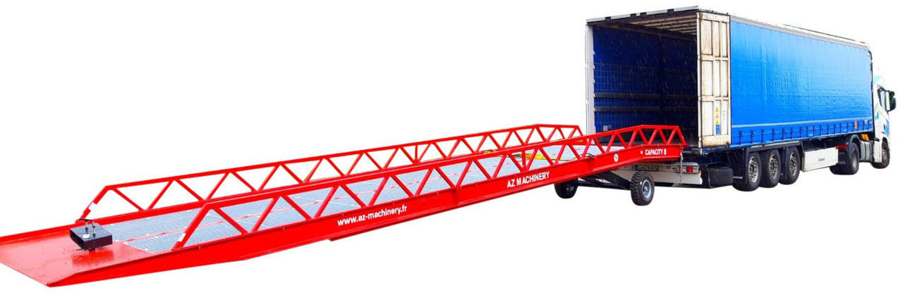 **RENTAL** AZ RAMP-EASY XL-8 . Mobil Loading Ramp WIDE With Level Off, 8 t Capacity - Rampa de carregamento: foto 1 **RENTAL** AZ RAMP-EASY XL-8 . Mobil Loading Ramp WIDE With Level Off, 8 t Capacity - Rampa de carregamento: foto 1