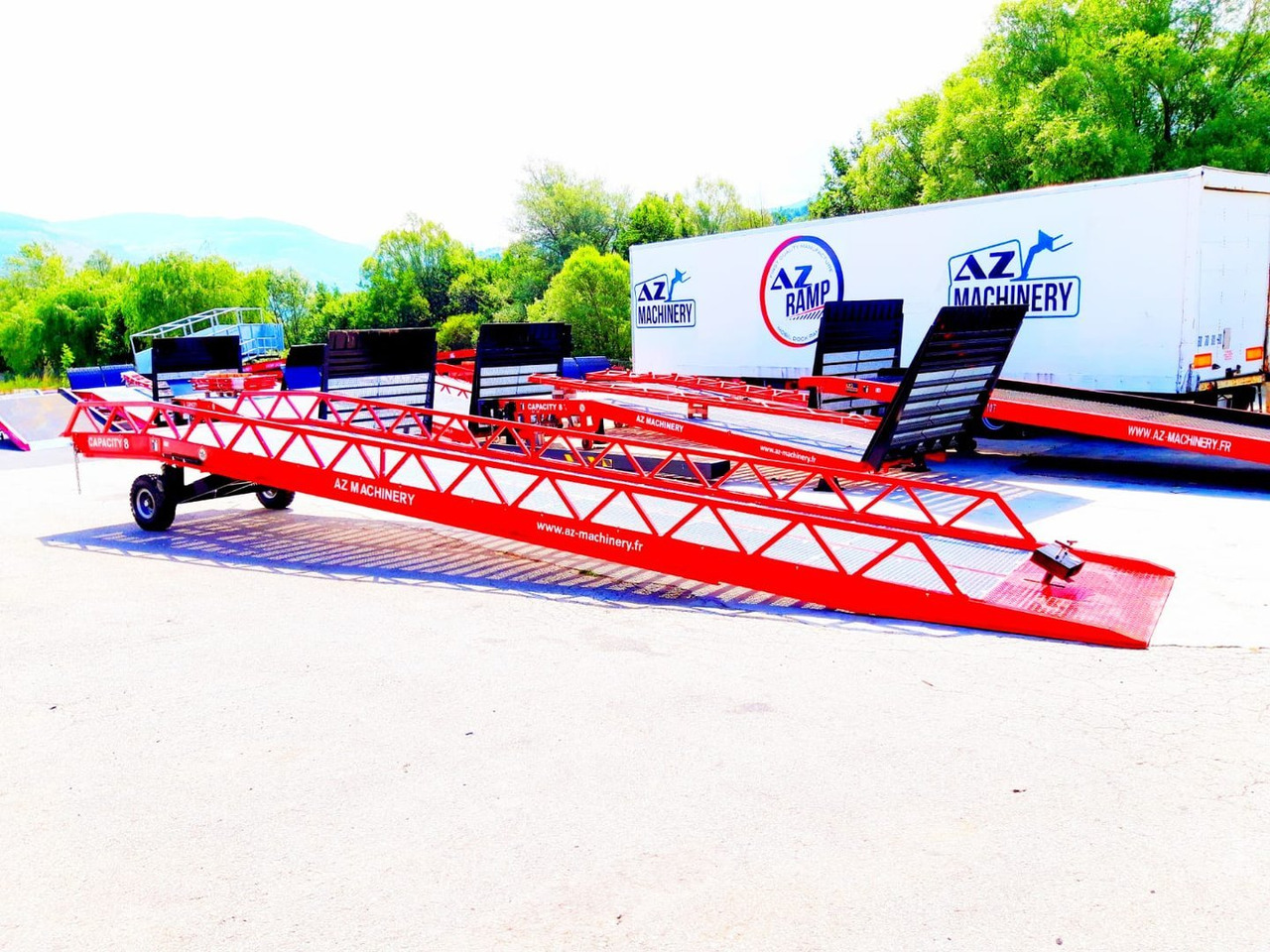 Rampa de carregamento novo **RENTAL** AZ RAMP-EASY XL-8 . Mobil Loading Ramp  WIDE With Level Off, 8 t Capacity: foto 7