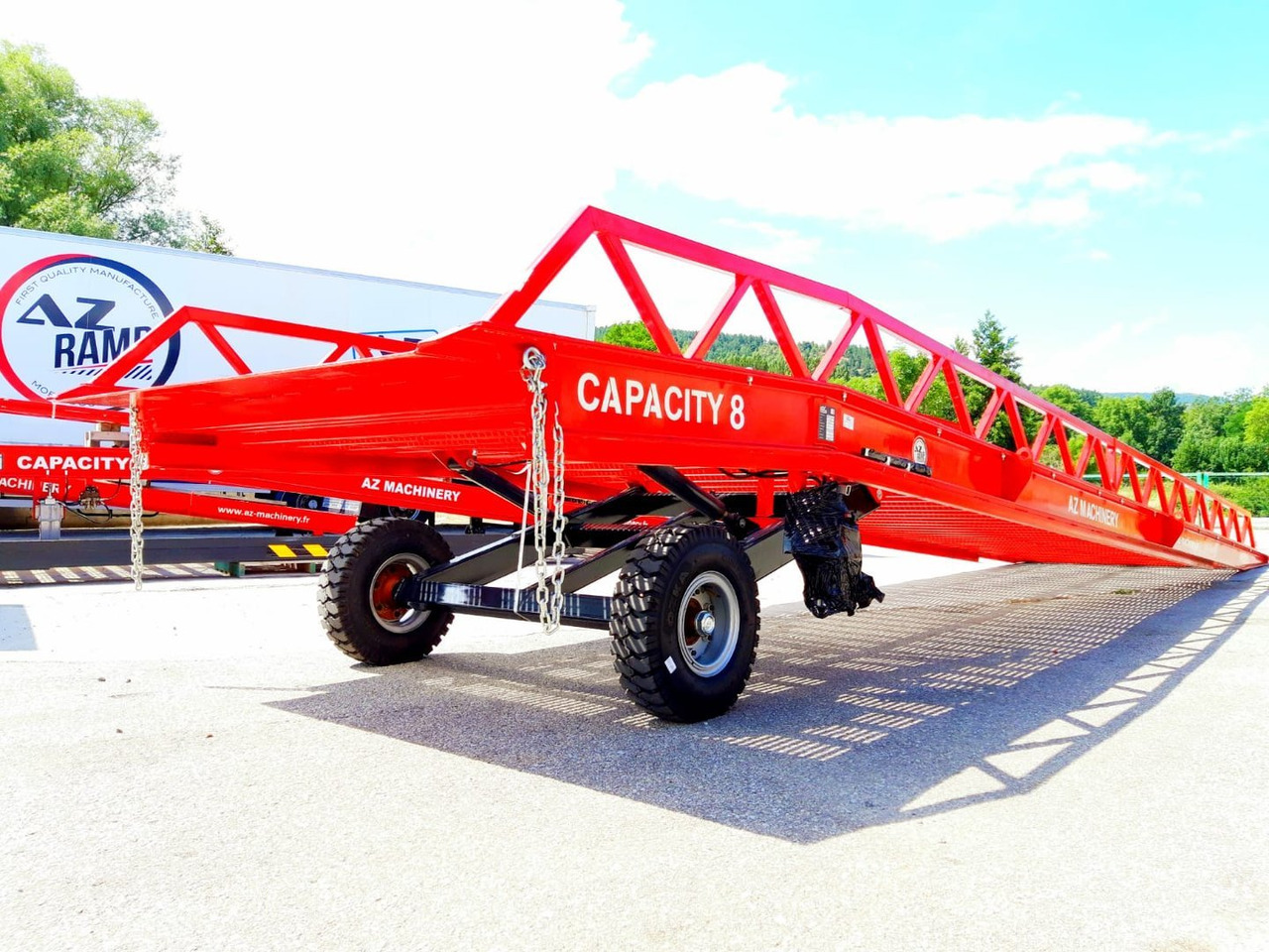 Rampa de carregamento novo **RENTAL** AZ RAMP-EASY XL-8 . Mobil Loading Ramp  WIDE With Level Off, 8 t Capacity: foto 6