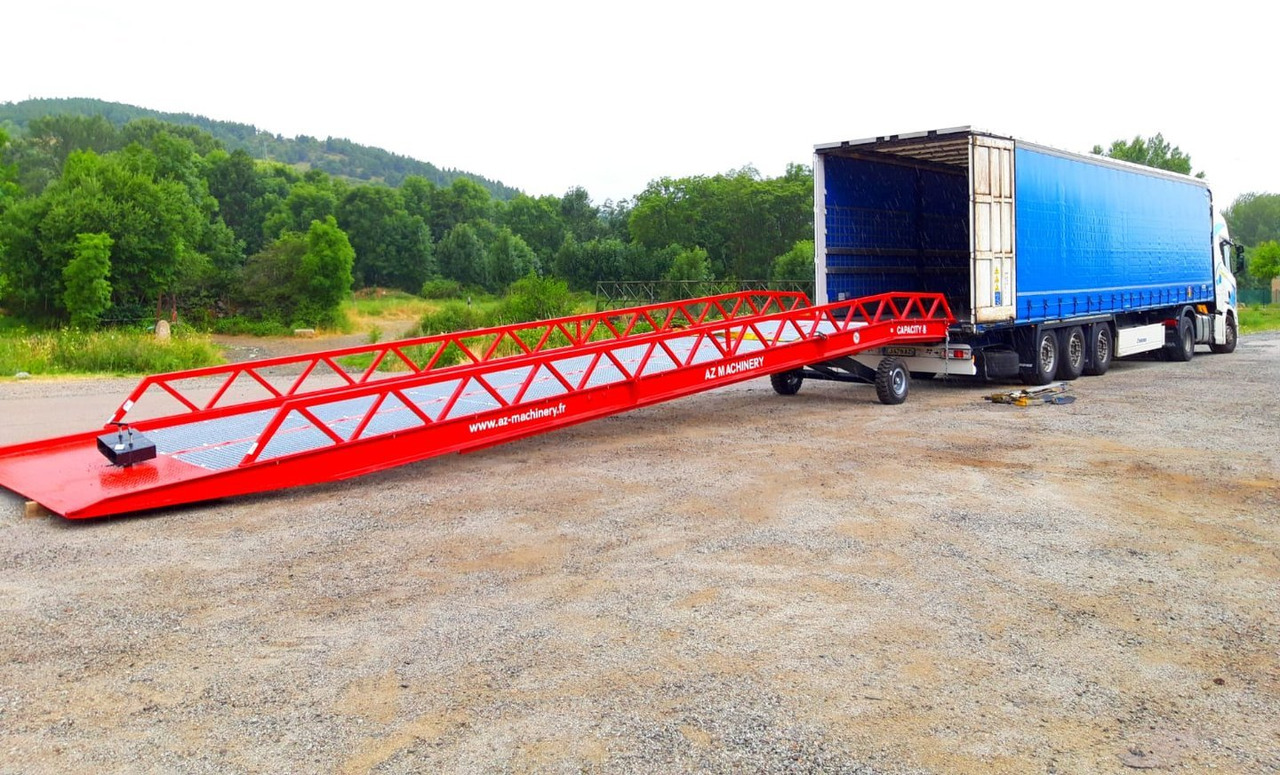 Rampa de carregamento novo **RENTAL** AZ RAMP-EASY XL-8 . Mobil Loading Ramp  WIDE With Level Off, 8 t Capacity: foto 9