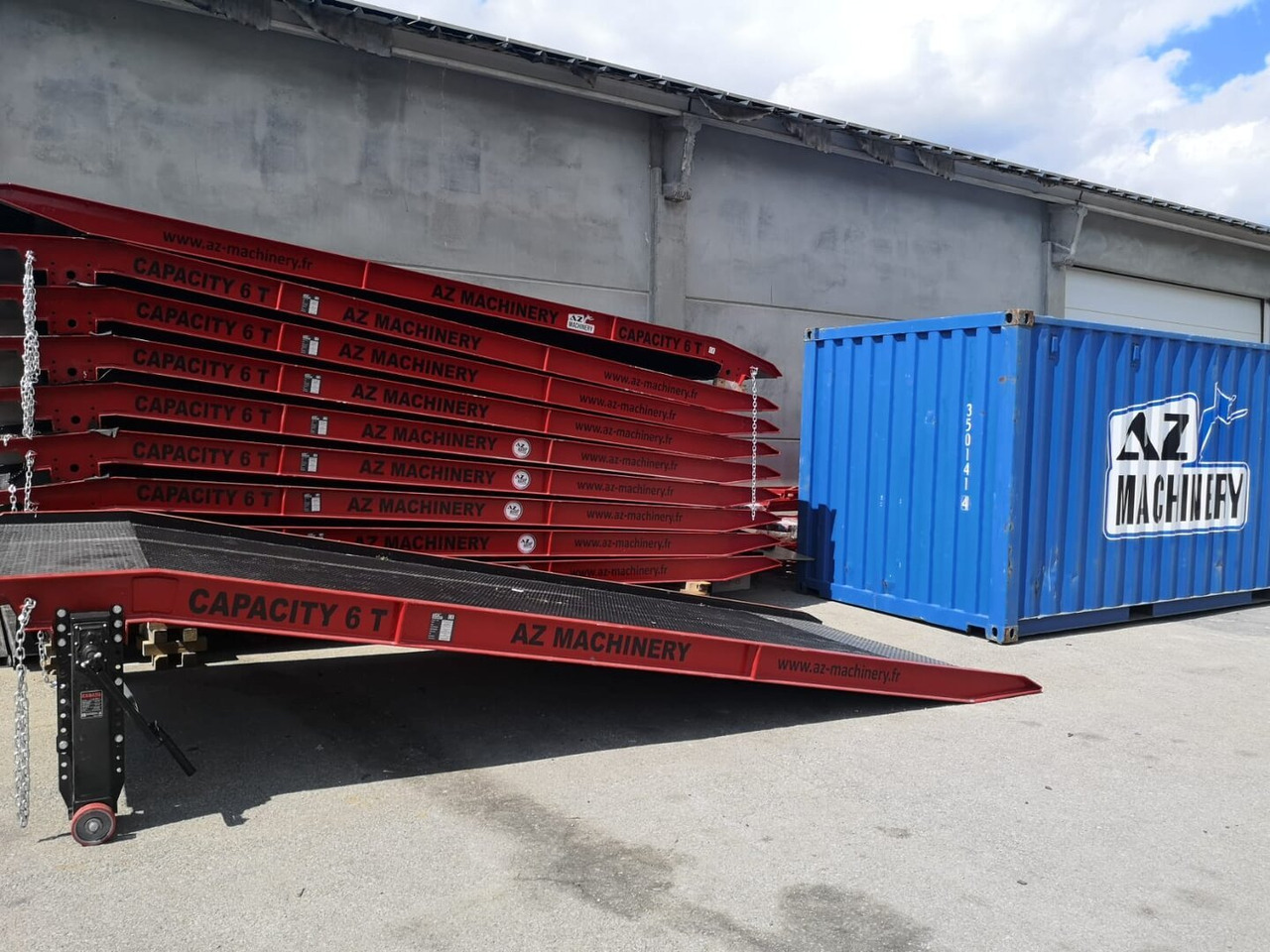 **RENTAL** AZ RAMP-PRIME XS-6 . Industrial Mobil Loading Ramp - Rampa de carregamento: foto 4 **RENTAL** AZ RAMP-PRIME XS-6 . Industrial Mobil Loading Ramp - Rampa de carregamento: foto 4