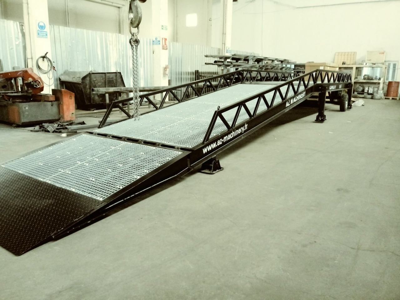Rampa de carregamento novo Wide Loading Ramp with hydraulic tilting bridge -  AZ RAMP - STAR-10-XL: foto 6