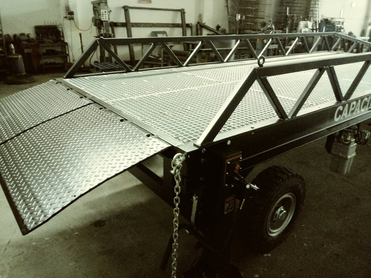 Rampa de carregamento novo Wide Loading Ramp with hydraulic tilting bridge -  AZ RAMP - STAR-10-XL: foto 5