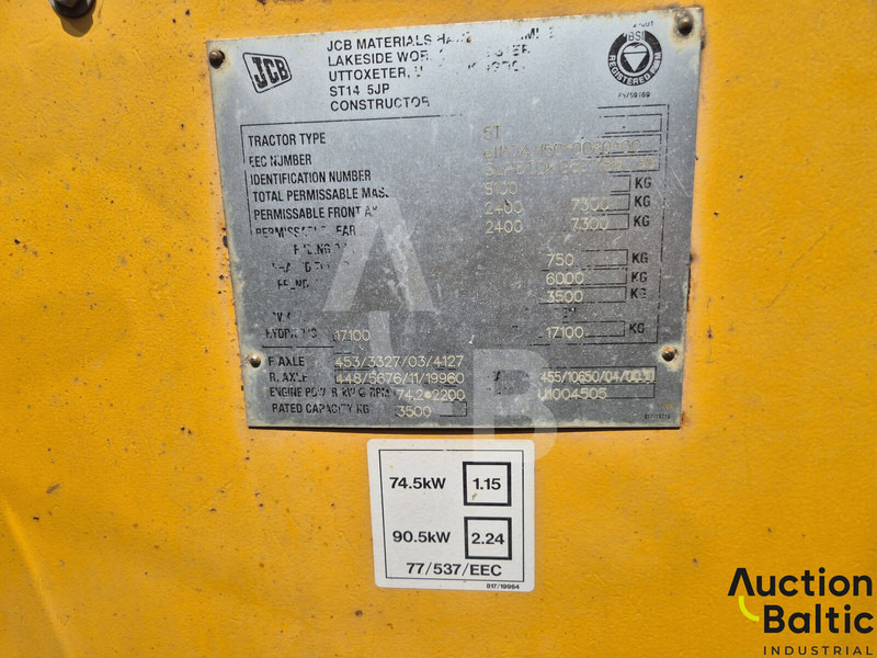 Empilhador telescópico JCB 535-95 Agri: foto 15