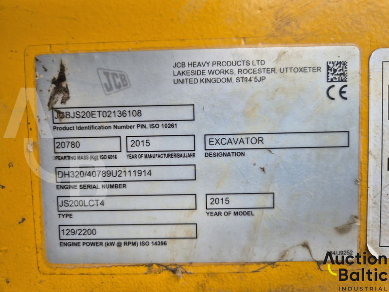 Locação financeira de JCB JS 200 LC T4 JCB JS 200 LC T4: foto 13