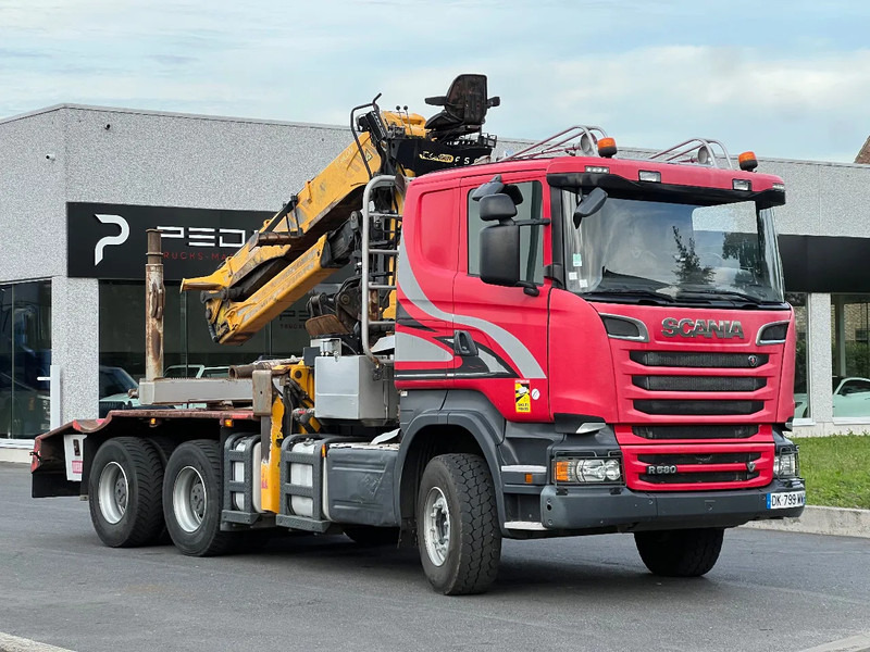Scania R580 6x4 full steel*3pedal opticruise*R580 V8* - Camião de transporte de madeira: foto 3 Scania R580 6x4 full steel*3pedal opticruise*R580 V8* - Camião de transporte de madeira: foto 3