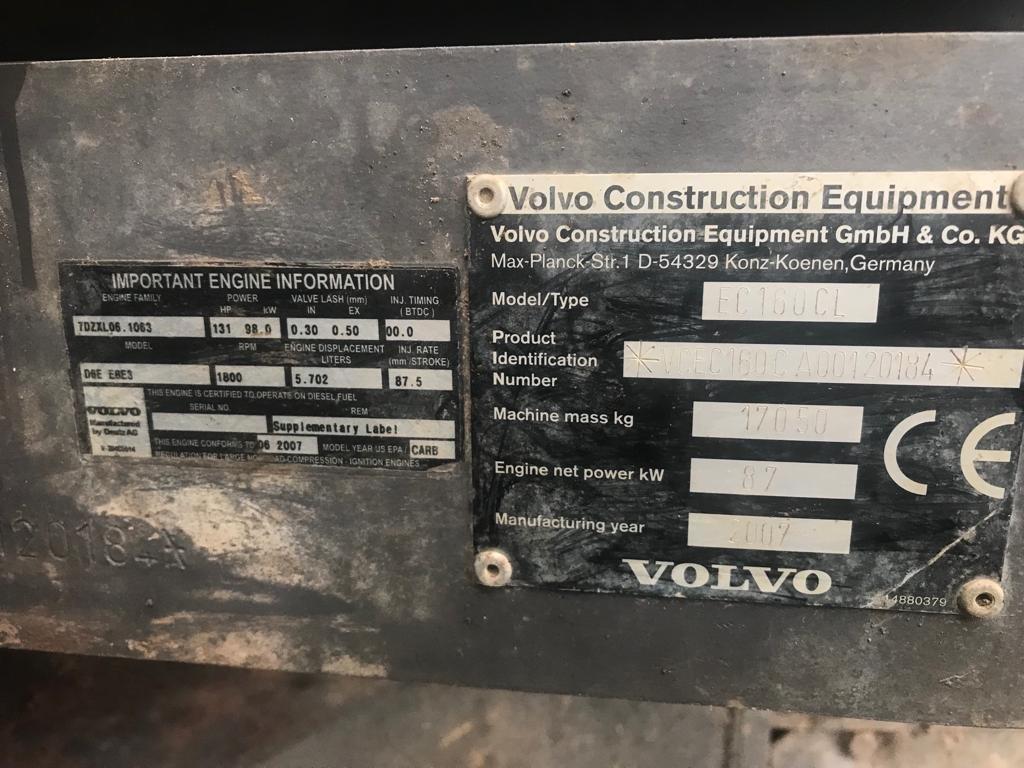Escavadora de rastos Volvo EC 160 CL well: foto 9