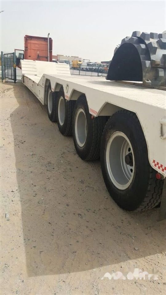 Semi-reboque baixa novo AME 120 Ton 4 Axle Front Loading Lowbed Semi-Trailer: foto 12