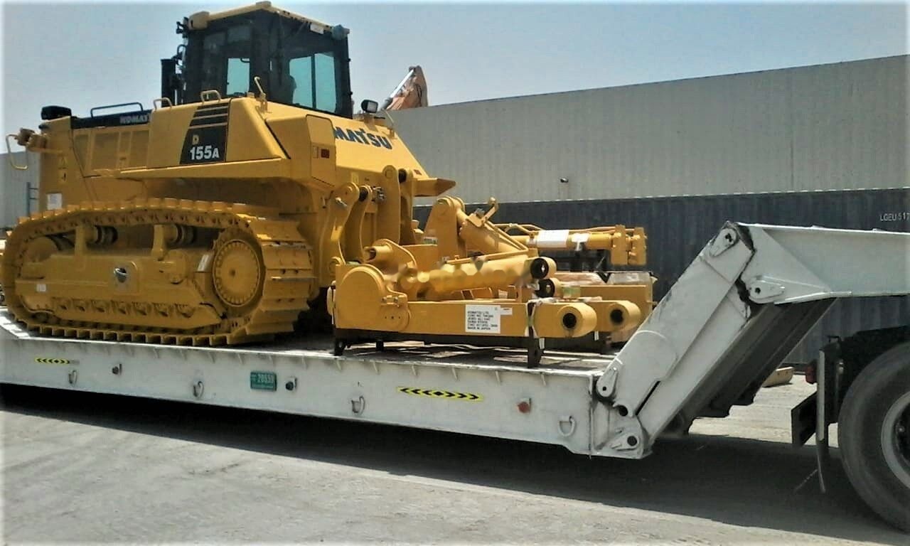 Semi-reboque baixa novo AME 120 Ton 4 Axle Front Loading Lowbed Semi-Trailer: foto 8