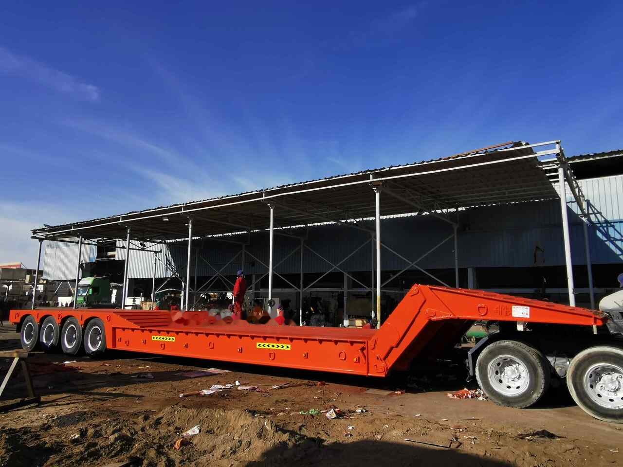 Semi-reboque baixa novo AME 120 Ton 4 Axle Front Loading Lowbed Semi-Trailer: foto 19