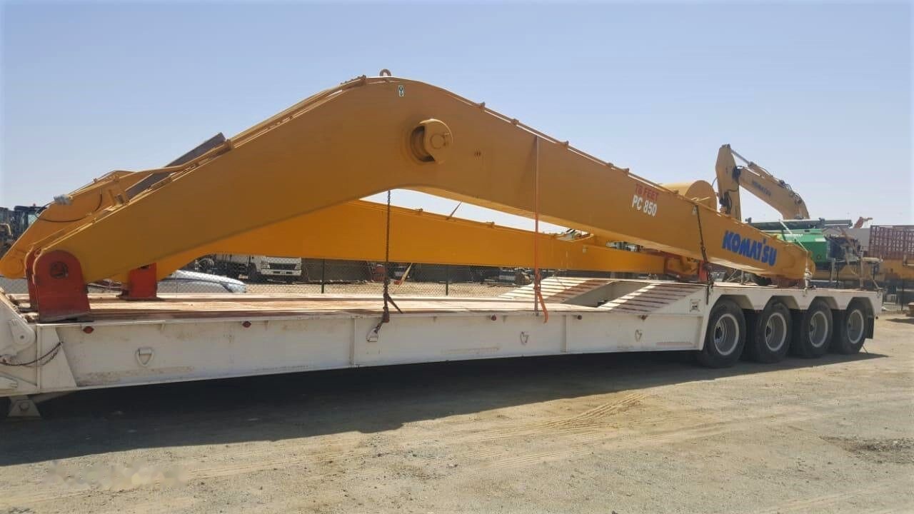 Semi-reboque baixa novo AME 120 Ton 4 Axle Front Loading Lowbed Semi-Trailer: foto 15