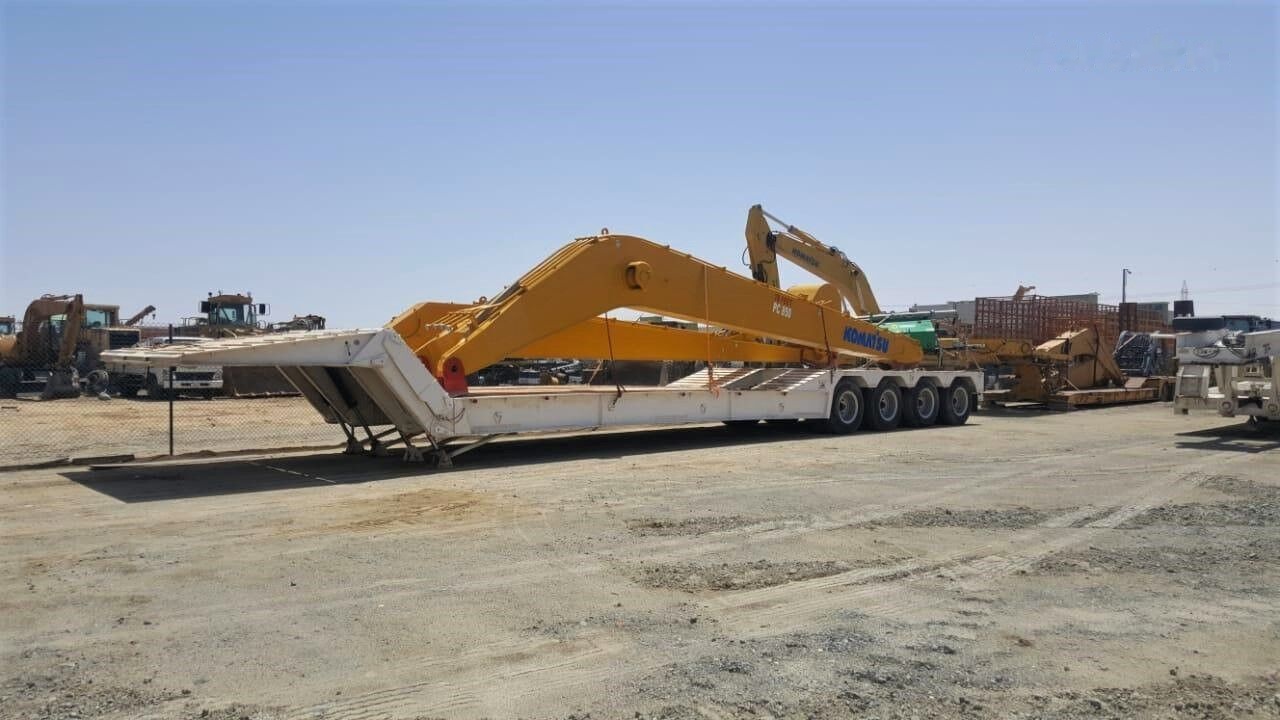 Semi-reboque baixa novo AME 120 Ton 4 Axle Front Loading Lowbed Semi-Trailer: foto 11