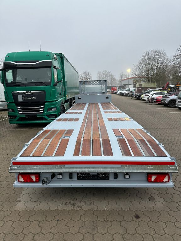 3-Achser Tieflader Zwangslenkung Betonteile - Semi-reboque baixa: foto 5 3-Achser Tieflader Zwangslenkung Betonteile - Semi-reboque baixa: foto 5