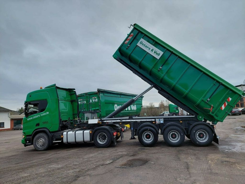 Auflieger Abrollkipper Hakenlift Agrarausführung - Semi-reboque transportador de contêineres/ Caixa móvel: foto 1 Auflieger Abrollkipper Hakenlift Agrarausführung - Semi-reboque transportador de contêineres/ Caixa móvel: foto 1