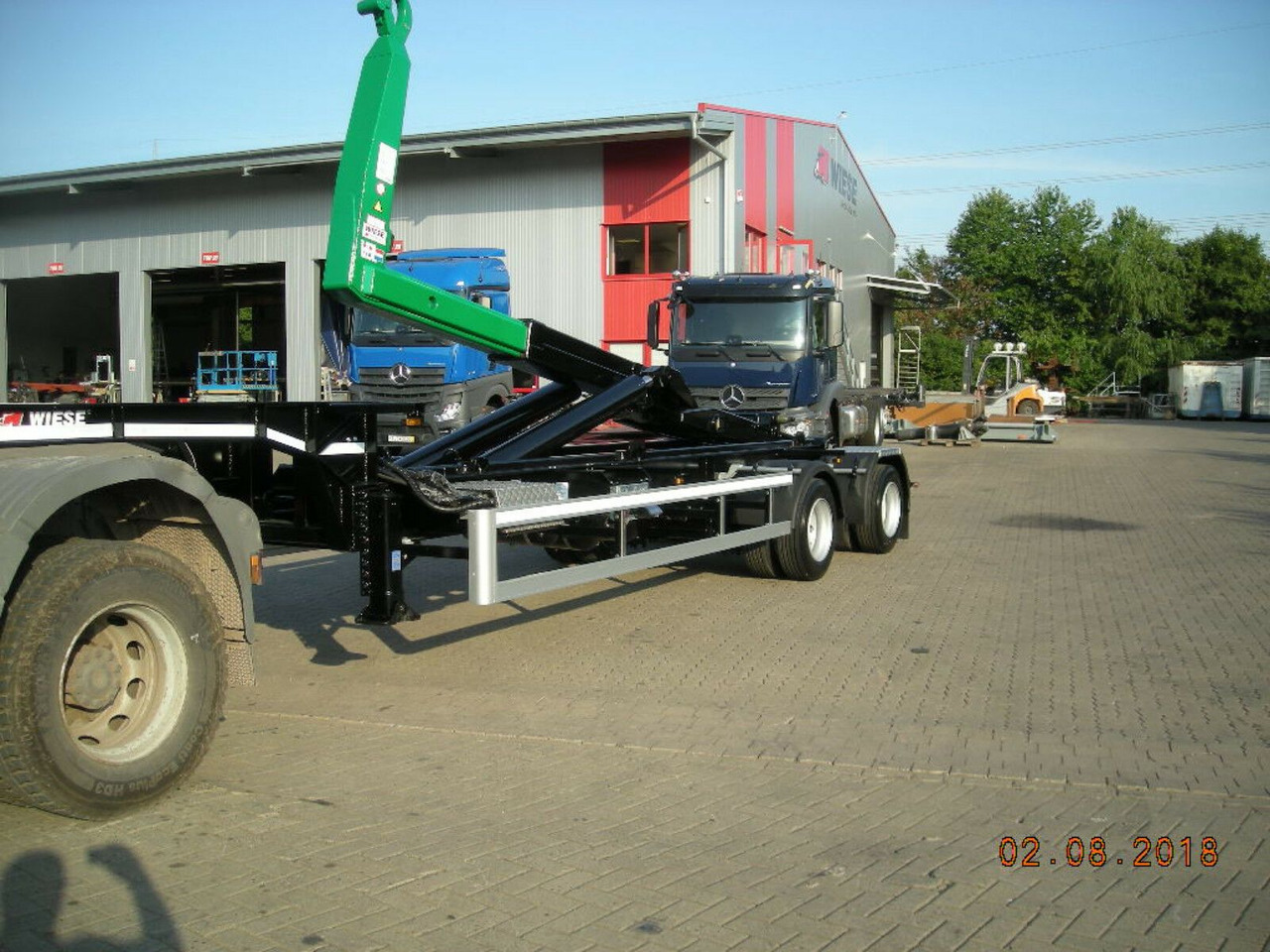 Auflieger Abrollkipper Hakenlift Hooklift - Semi-reboque transportador de contêineres/ Caixa móvel: foto 2 Auflieger Abrollkipper Hakenlift Hooklift - Semi-reboque transportador de contêineres/ Caixa móvel: foto 2