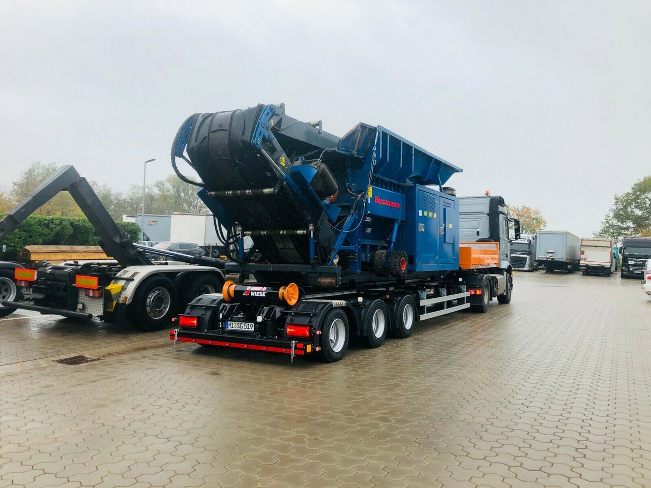 Auflieger Abrollkipper Hakenlift Hookliftloader - Semi-reboque transportador de contêineres/ Caixa móvel: foto 3 Auflieger Abrollkipper Hakenlift Hookliftloader - Semi-reboque transportador de contêineres/ Caixa móvel: foto 3