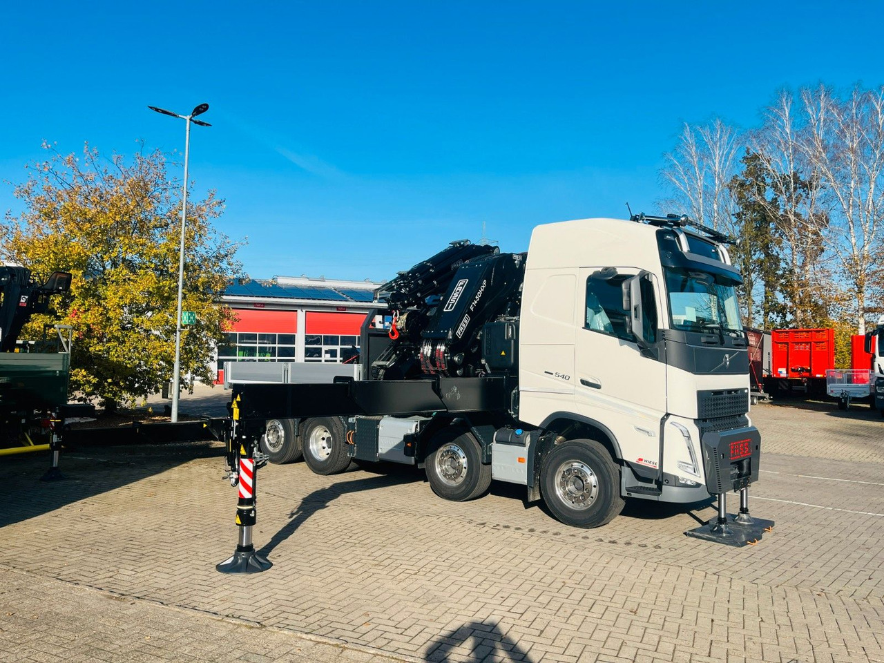 Volvo FH 540 SZM mit F1450 HXP Fly Jib + Winde - Camião, Camião grua: foto 1 Volvo FH 540 SZM mit F1450 HXP Fly Jib + Winde - Camião, Camião grua: foto 1