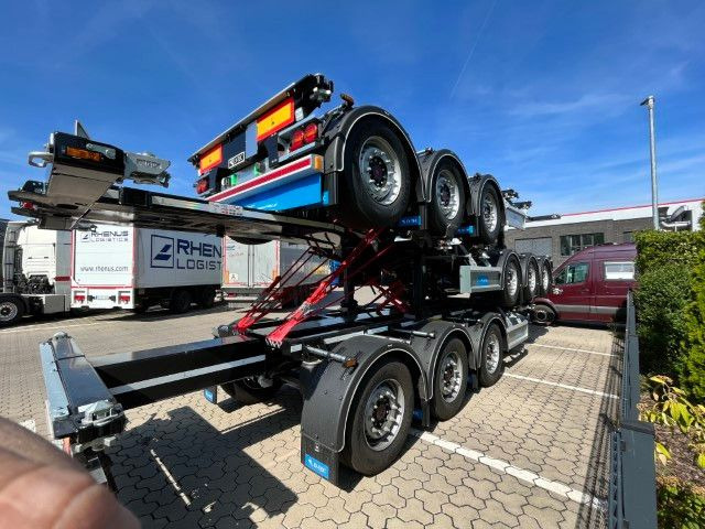 D-TEC Containerchassis Flexitrailer - Semi-reboque transportador de contêineres/ Caixa móvel: foto 3 D-TEC Containerchassis Flexitrailer - Semi-reboque transportador de contêineres/ Caixa móvel: foto 3