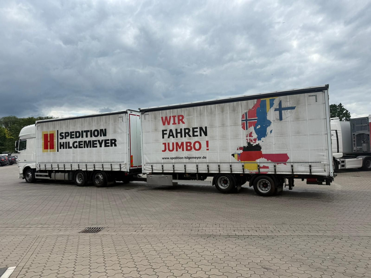 DAF XF 480 FAN LowDeck 6x2 Jumbo Inklusive Anhänger - Camião de lona: foto 5 DAF XF 480 FAN LowDeck 6x2 Jumbo Inklusive Anhänger - Camião de lona: foto 5