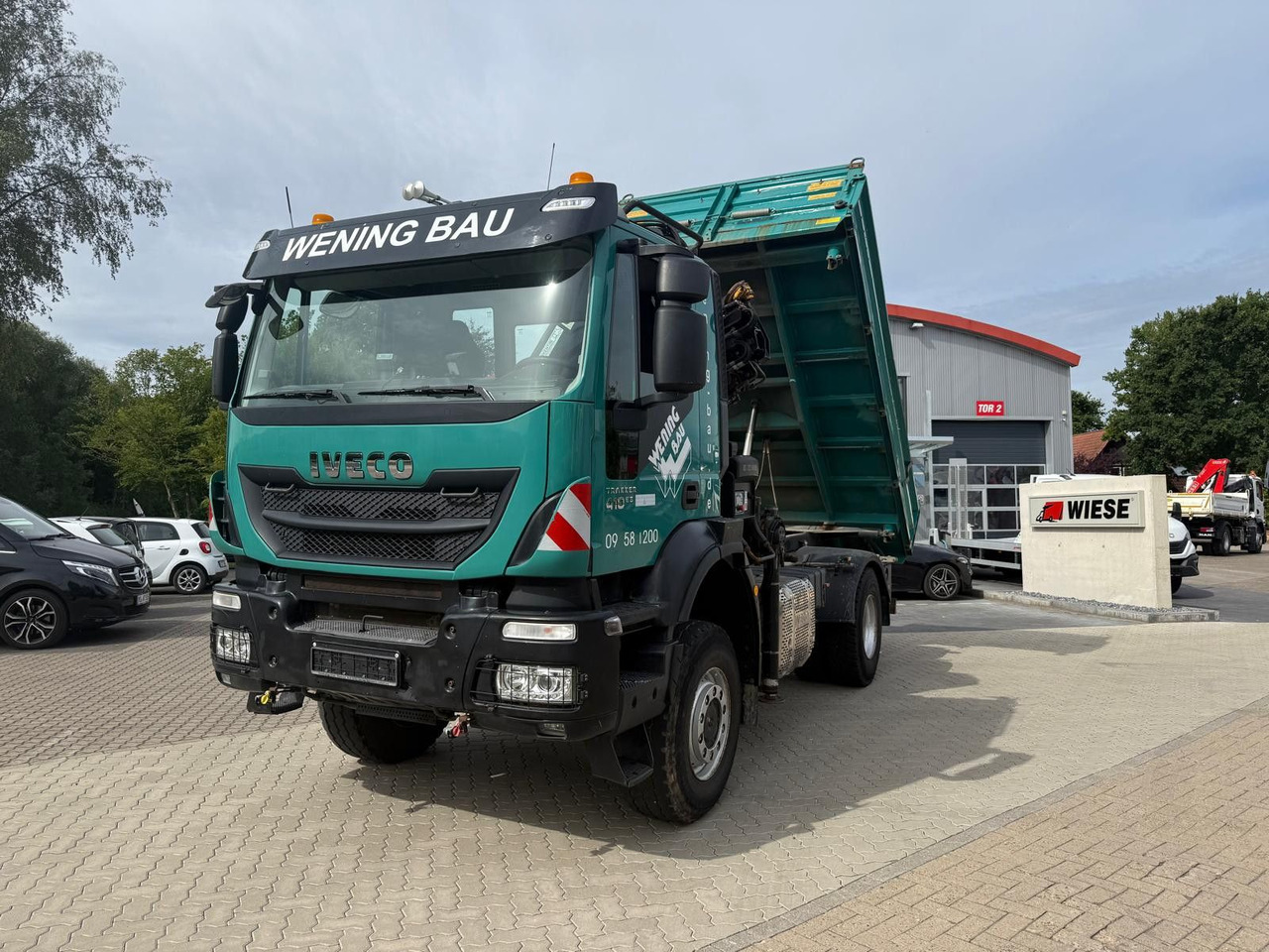 Iveco AD190 T/W Trakker 410 4x4 Allrad Kran KipperHIAB - Camião basculante, Camião grua: foto 4 Iveco AD190 T/W Trakker 410 4x4 Allrad Kran KipperHIAB - Camião basculante, Camião grua: foto 4