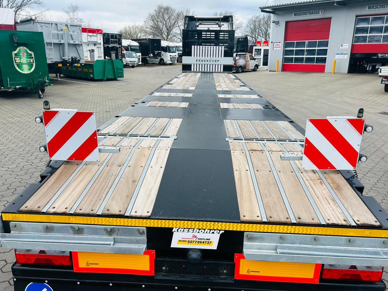 Semi-reboque plataforma/ Caixa aberta Kässbohrer SPS Mega Schwerlast Plattform Lenkachse: foto 7 Semi-reboque plataforma/ Caixa aberta Kässbohrer SPS Mega Schwerlast Plattform Lenkachse: foto 7