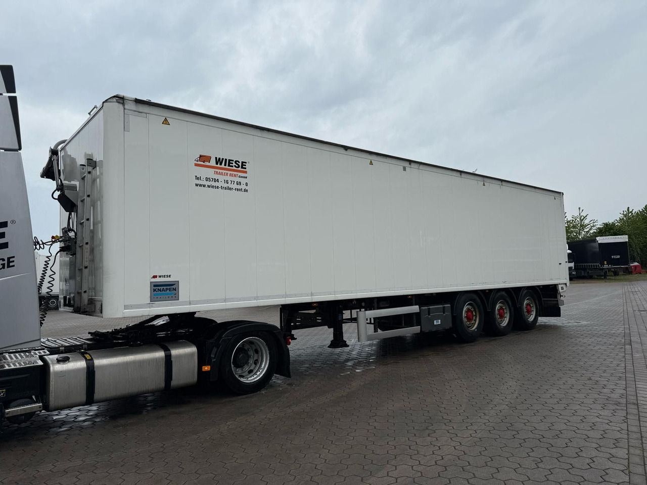 Knapen K100 Schubboden 71 m³ Powersheet Lenkachse Agrar - Semi-reboque piso móvel: foto 2 Knapen K100 Schubboden 71 m³ Powersheet Lenkachse Agrar - Semi-reboque piso móvel: foto 2