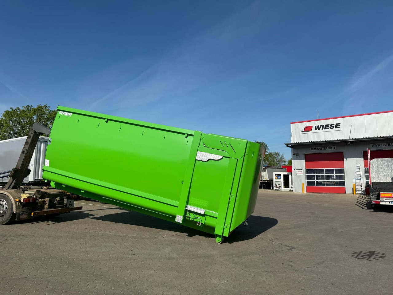 Reboque transportador de contêineres/ Caixa móvel RSM Abrollcontainer 38m³ mit hydr. Heckklappe: foto 12 Reboque transportador de contêineres/ Caixa móvel RSM Abrollcontainer 38m³ mit hydr. Heckklappe: foto 12