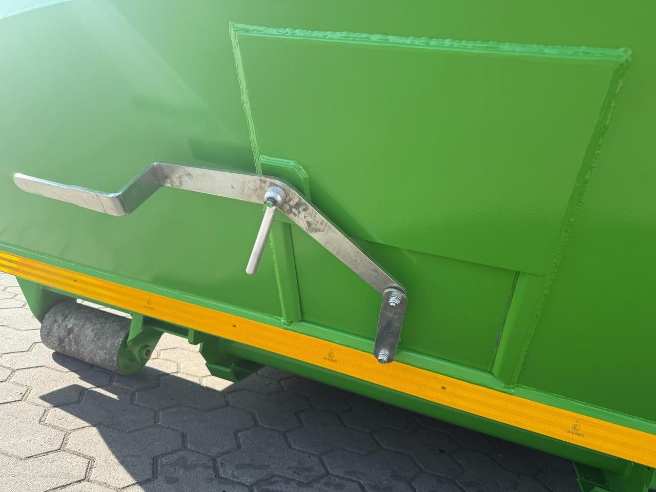 Reboque transportador de contêineres/ Caixa móvel RSM Abrollcontainer 38m³ mit hydr. Heckklappe: foto 14 Reboque transportador de contêineres/ Caixa móvel RSM Abrollcontainer 38m³ mit hydr. Heckklappe: foto 14