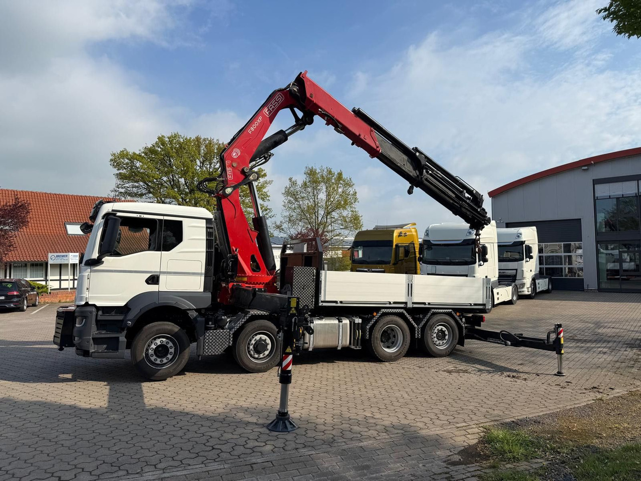 MAN 35.520 8x4 Fassi F800 RA2.28 OHNE ABSTÜTZÜBERWA. - Tractor: foto 1 MAN 35.520 8x4 Fassi F800 RA2.28 OHNE ABSTÜTZÜBERWA. - Tractor: foto 1