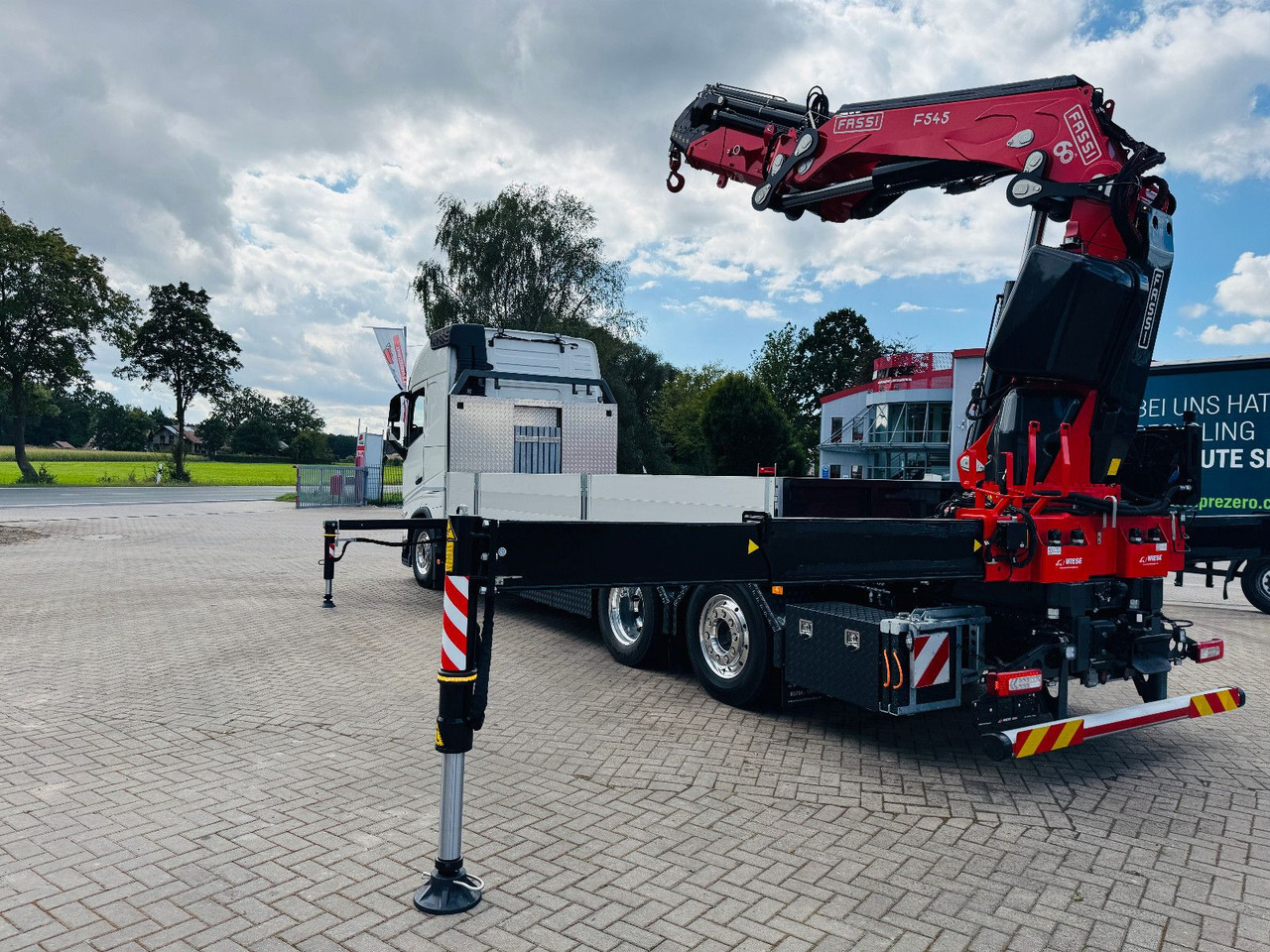 Volvo FH 540 6x2 Container Fassi F545 Heck - Camião de caixa aberta/ Plataforma, Camião grua: foto 2 Volvo FH 540 6x2 Container Fassi F545 Heck - Camião de caixa aberta/ Plataforma, Camião grua: foto 2