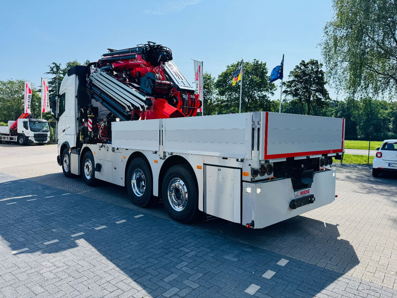 Camião de caixa aberta/ Plataforma, Camião grua Volvo FH 540 mit Fassi F2150RAL Fly Jib + Winde: foto 10