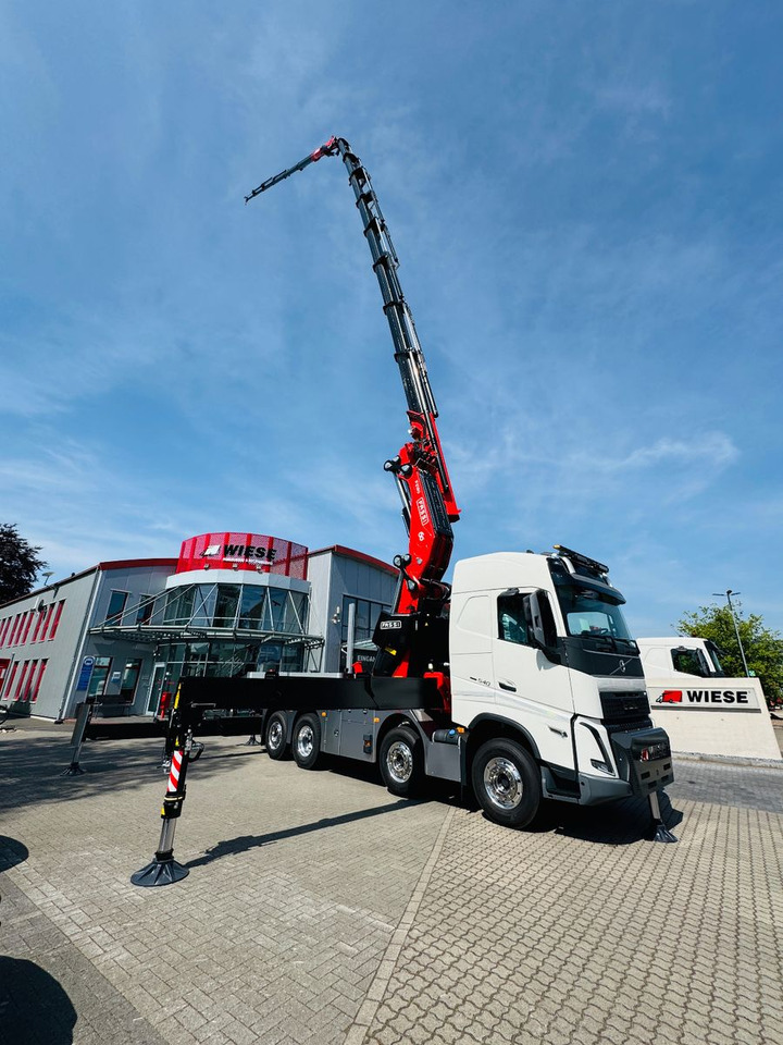Volvo FH 540 mit Fassi F2150RAL Fly Jib + Winde - Camião de caixa aberta/ Plataforma, Camião grua: foto 5 Volvo FH 540 mit Fassi F2150RAL Fly Jib + Winde - Camião de caixa aberta/ Plataforma, Camião grua: foto 5