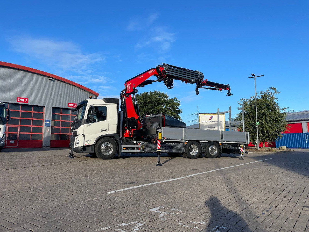 Camião grua Volvo FMX 500  FASSI Ladekran F545 JIB & Winde Sofort: foto 8