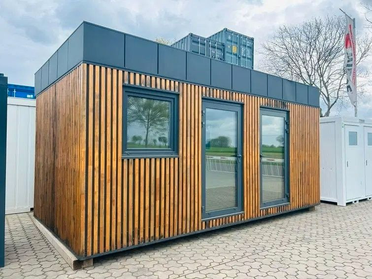 Wiese Wunderschöner Büro/Saunacontainer - Reboque transportador de contêineres/ Caixa móvel: foto 3 Wiese Wunderschöner Büro/Saunacontainer - Reboque transportador de contêineres/ Caixa móvel: foto 3