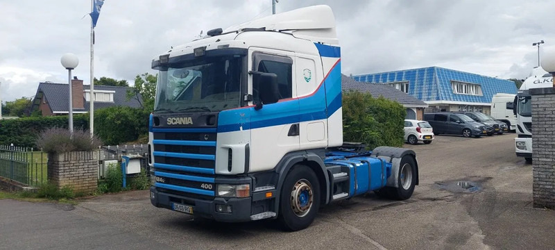 Scania R124-400 4x2 TRUCKHEAD + KIPPER HYDRAULIC + AIRO + RETARDER - Tractor: foto 1 Scania R124-400 4x2 TRUCKHEAD + KIPPER HYDRAULIC + AIRO + RETARDER - Tractor: foto 1