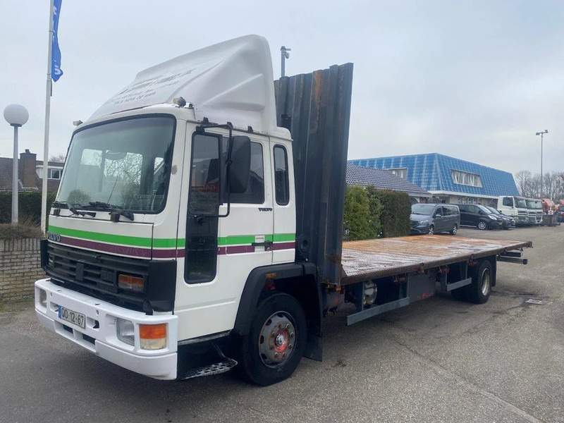 Camião de caixa aberta/ Plataforma Volvo FL 614 FL6 14 FULL STEEL SUSPENSION MANUAL GEARBOX MECHANIC FUEL PUMP: foto 1