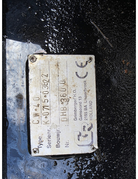 Kopplaat cw40 cw 45 adaptor plate cw45 cw 40 verachtert - Acoplamento rápido para Máquina de construção: foto 5 Kopplaat cw40 cw 45 adaptor plate cw45 cw 40 verachtert - Acoplamento rápido para Máquina de construção: foto 5